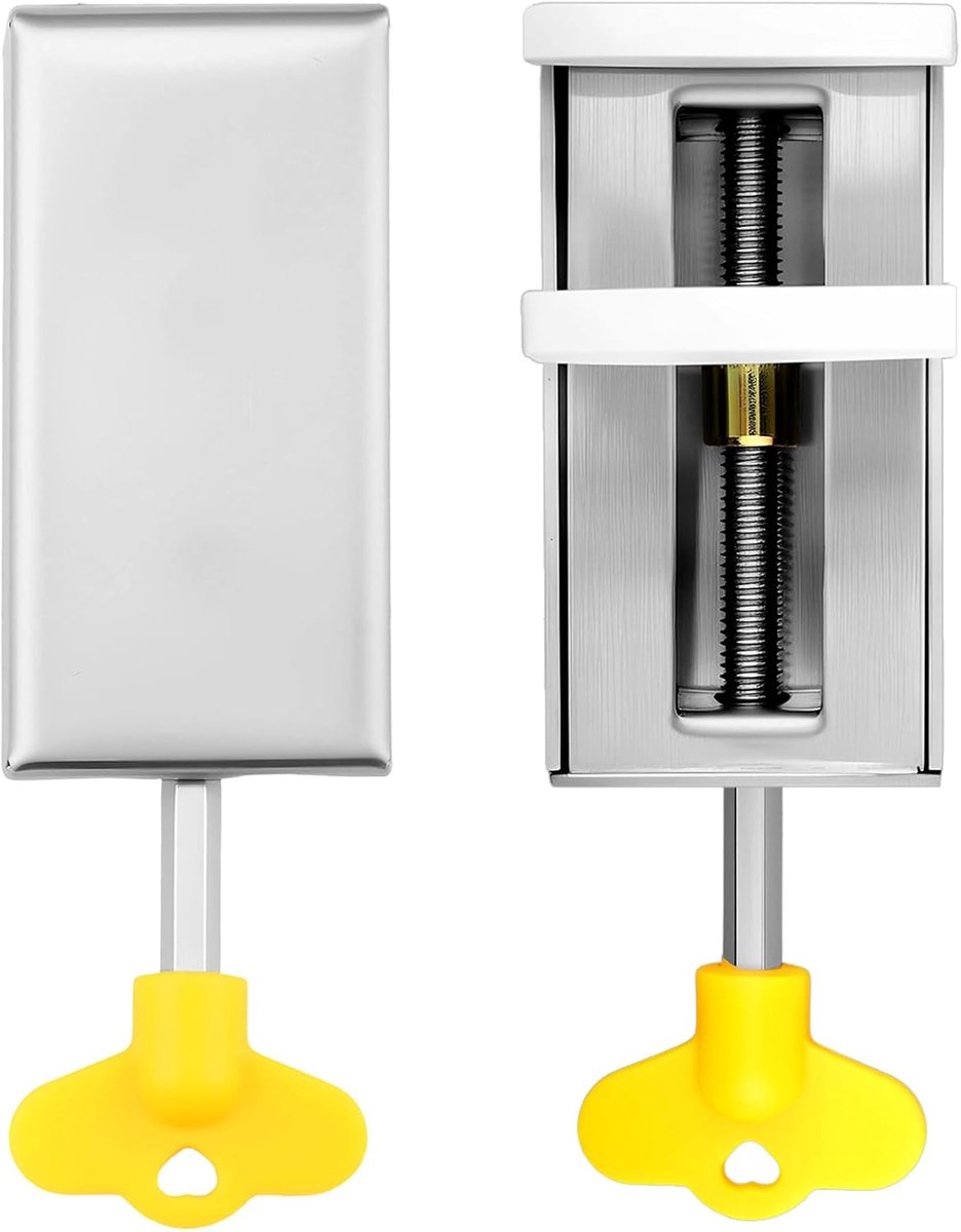 Schuifsleuven set van 2 - aluminiumlegering - schuifslot voor ramen en deuren - veilig en eenvoudig te installeren - ShopVlot