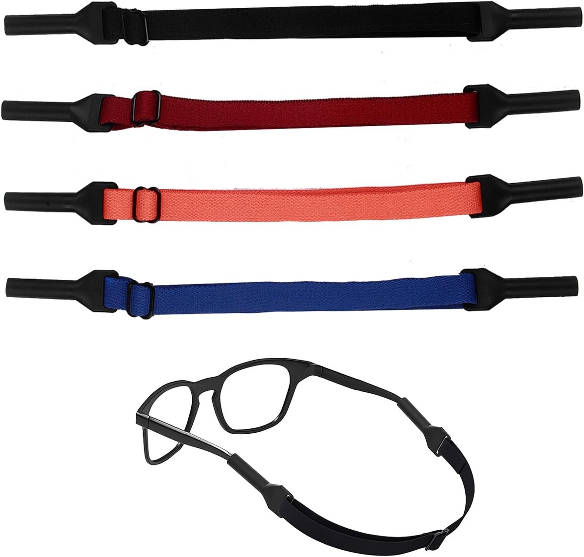 Verstelbare Brilstraps - Sport - Antislip - Ideaal voor Actieve Gebruik - SnelShoppen
