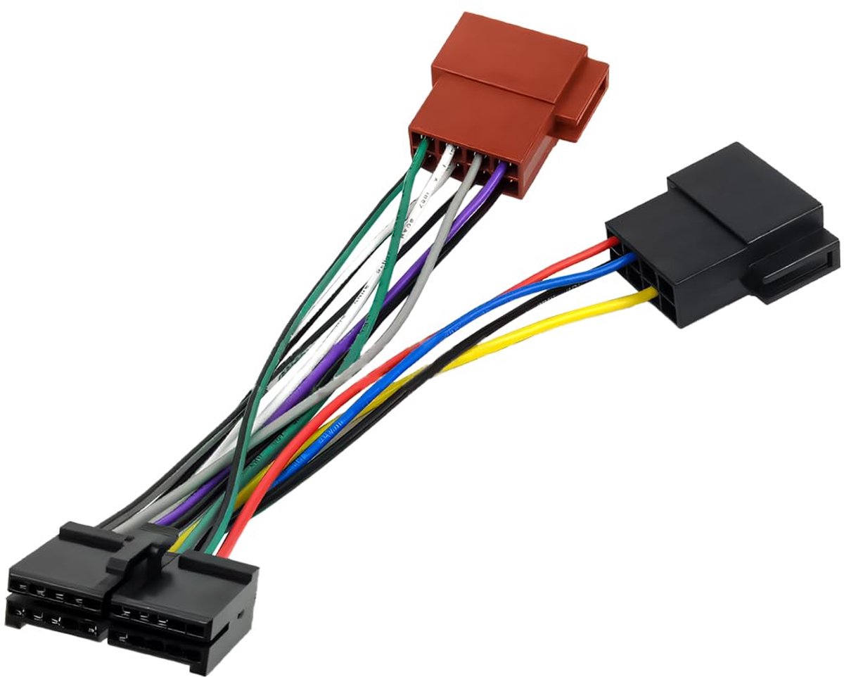 Auto luidspreker bekabeling adapter - ISO aansluiting - hoogwaardig materiaal - stabiele prestaties - SnelShoppen