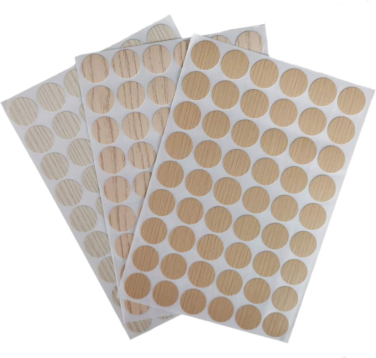 Zelfklevende schroefafdekkers 21mm - PVC stickers - waterdicht - voor meubels en kasten - ShopVlot