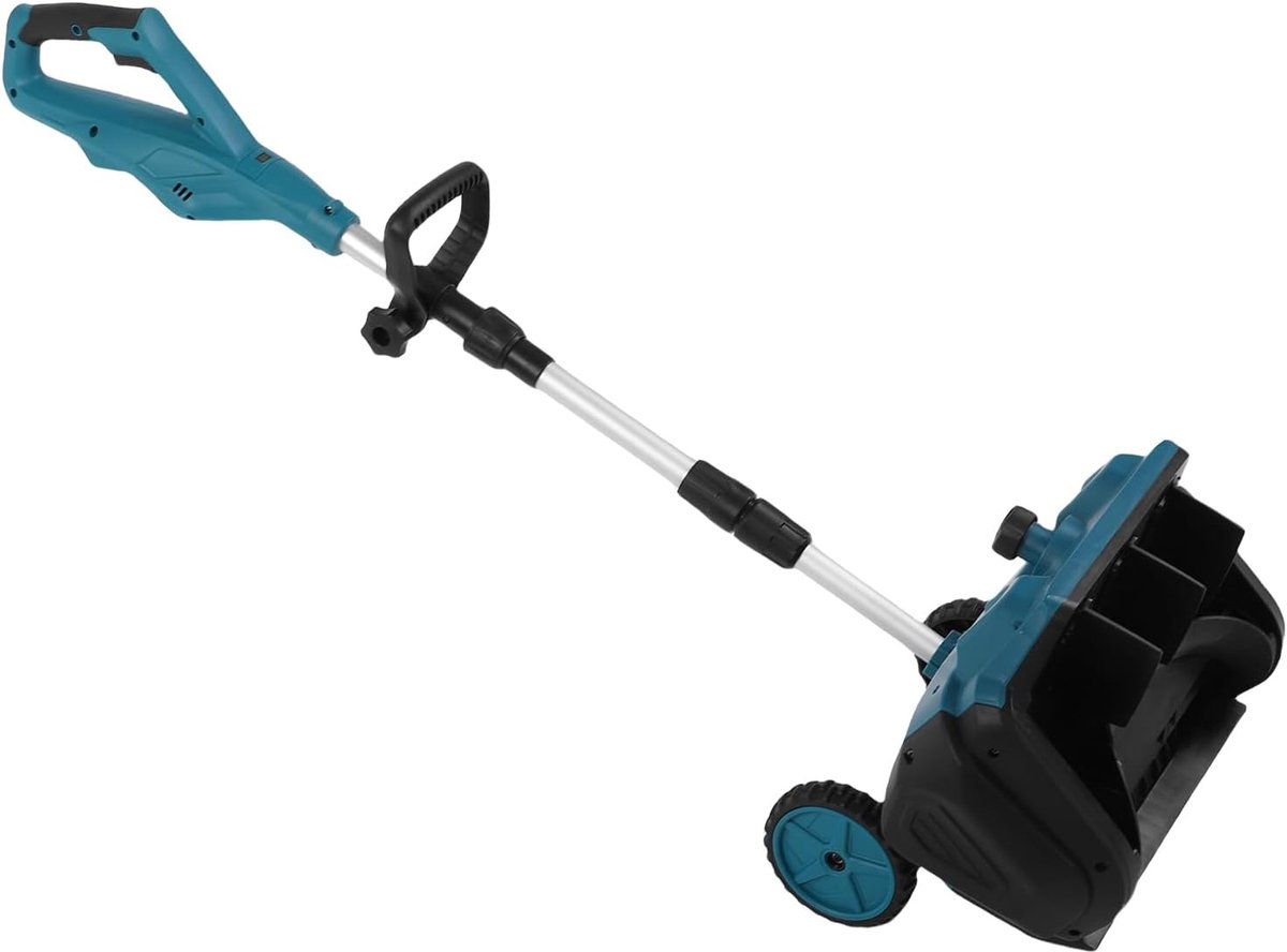 Draadloze sneeuwschuiver 16 inch - elektrische sneeuwblazer - verstelbare werprichting - efficiënt sneeuwruimen - ShopVlot