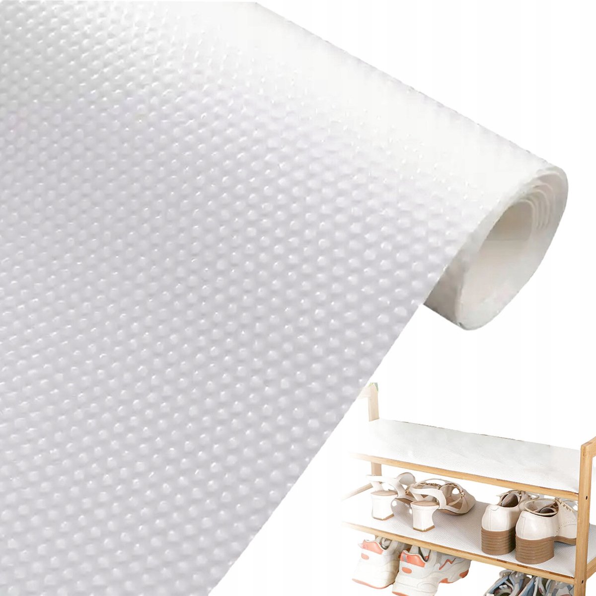 Antislip Ladebekleding - 60x600 cm - Wit - Op Rol