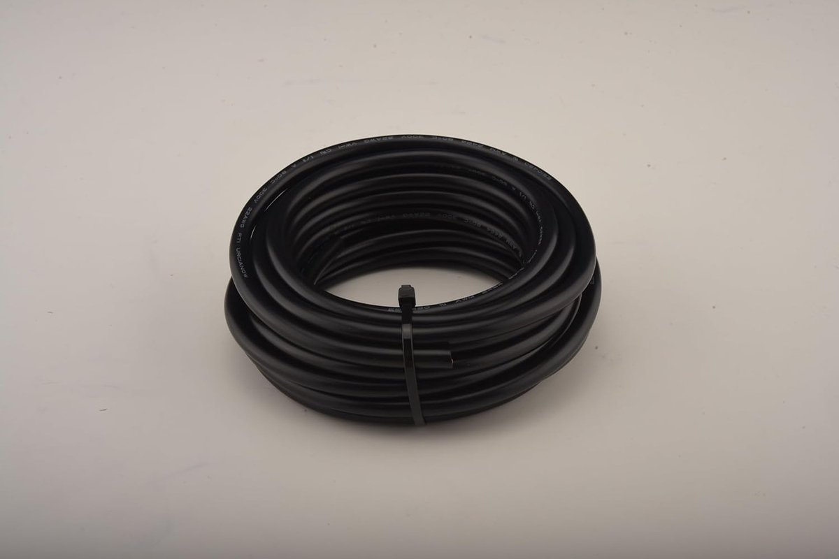 5m 24AWG 5-aderige kabel - vertind koper - zwart PVC-omhulsel - ideaal voor laagspanningsverbindingen - ShopVlot