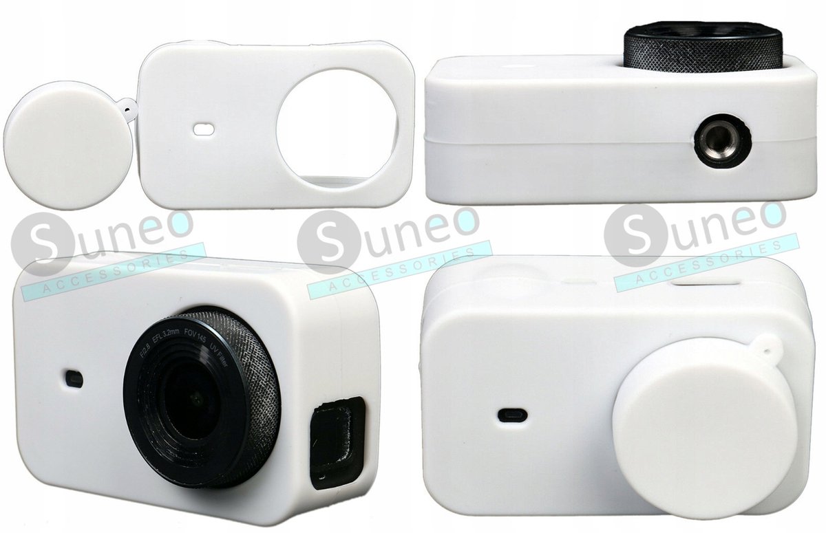 Siliconen Hoesje met Dop voor Xiaomi Mijia Mini 4K Camera