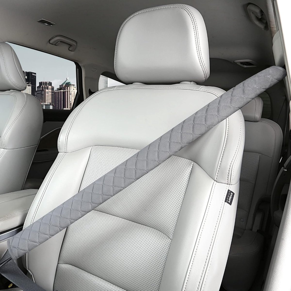 Autogordelhoes Extra Lang 75 cm - Superzacht - Schouder Nek Bescherming - Comfortabel rijden - ShopVlot