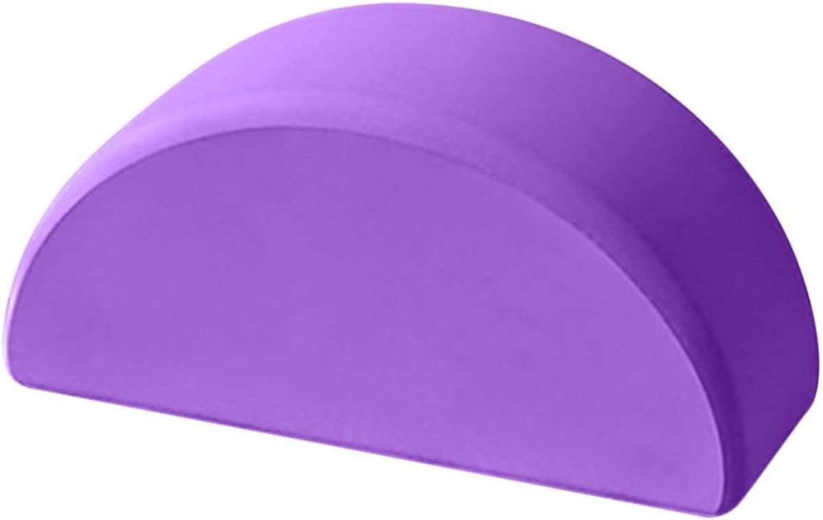 Blokken - paars, antislip schuim met hoge dichtheid, yoga-oefenstenen, pilates, 22,9 x 12,7 x 7,6 cm, licht, afgeschuinde randen, evenwicht, stabiliteit, fysieke training