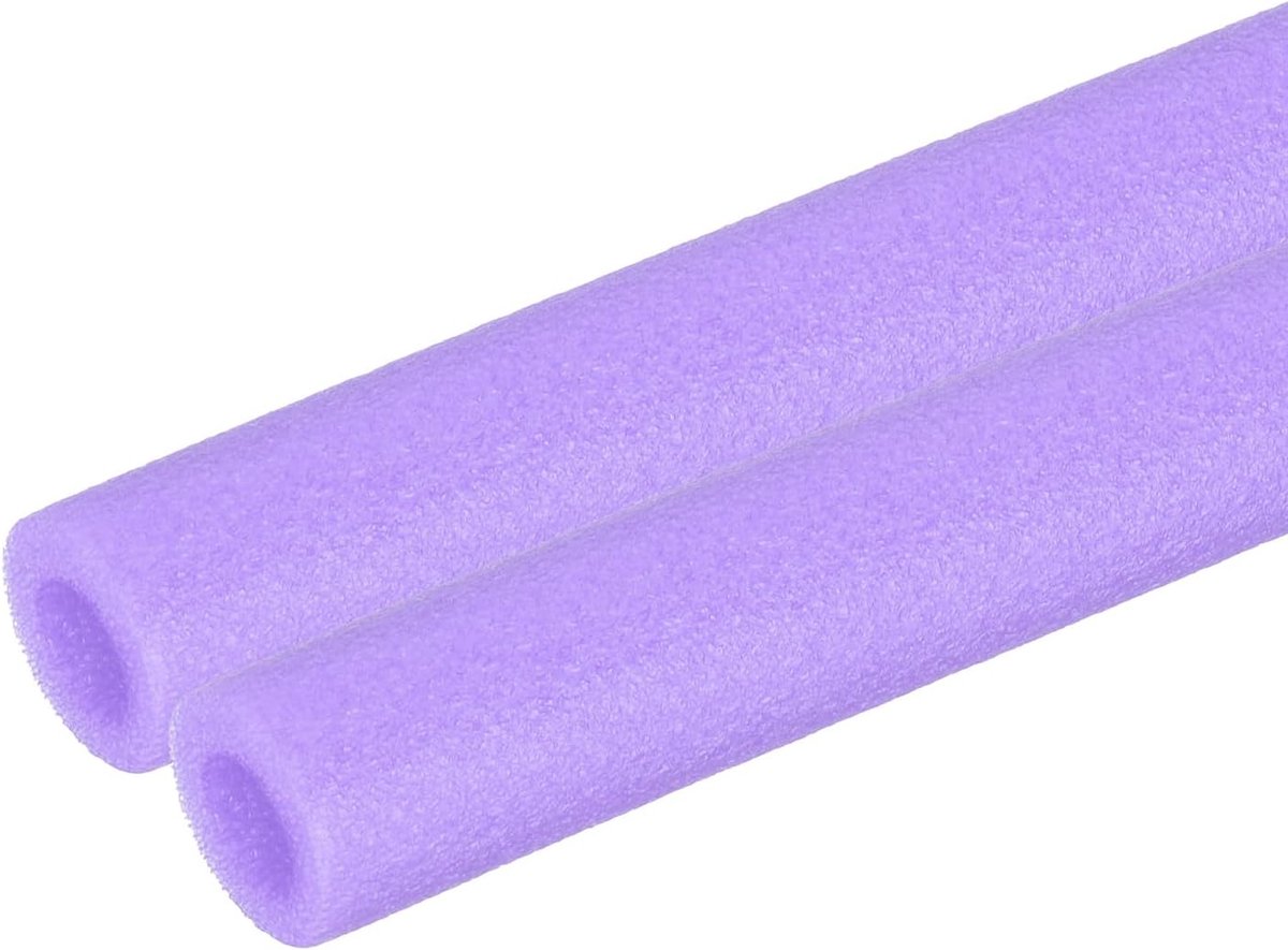 Isolatie schuimbuis, zwembadnoedels schuimslanghoezen 3/8 inch (10 mm) ID x 3,3 FT x 13/16 inch OD voor zwembad handvat warmtebehoud beschermende mouw, paars