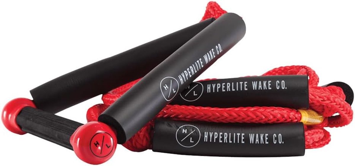 Wakeboard Surf Touw 25' met Handvat - Geel/Rood/Blauw/Grijs - Dikke Polished Touw - Perfect voor Waterskiën - SnelShoppen