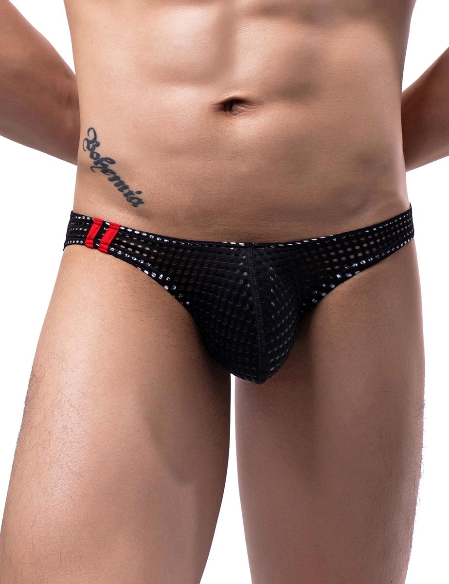 String voor heren S - sexy mesh tanga - lage taille - ademend ondergoed - SnelShoppen