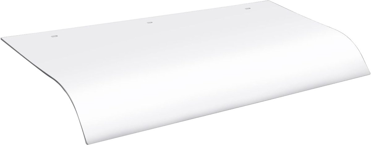 Luifel voor voordeur, 40 x 80 cm, transparant boogluifel, 3,5 mm lessenaarsafdak, deurluifel, overkapping, huisdeurluifel, deurdak voor balkon, raam, huisingang, uv-bestendig, regenbescherming