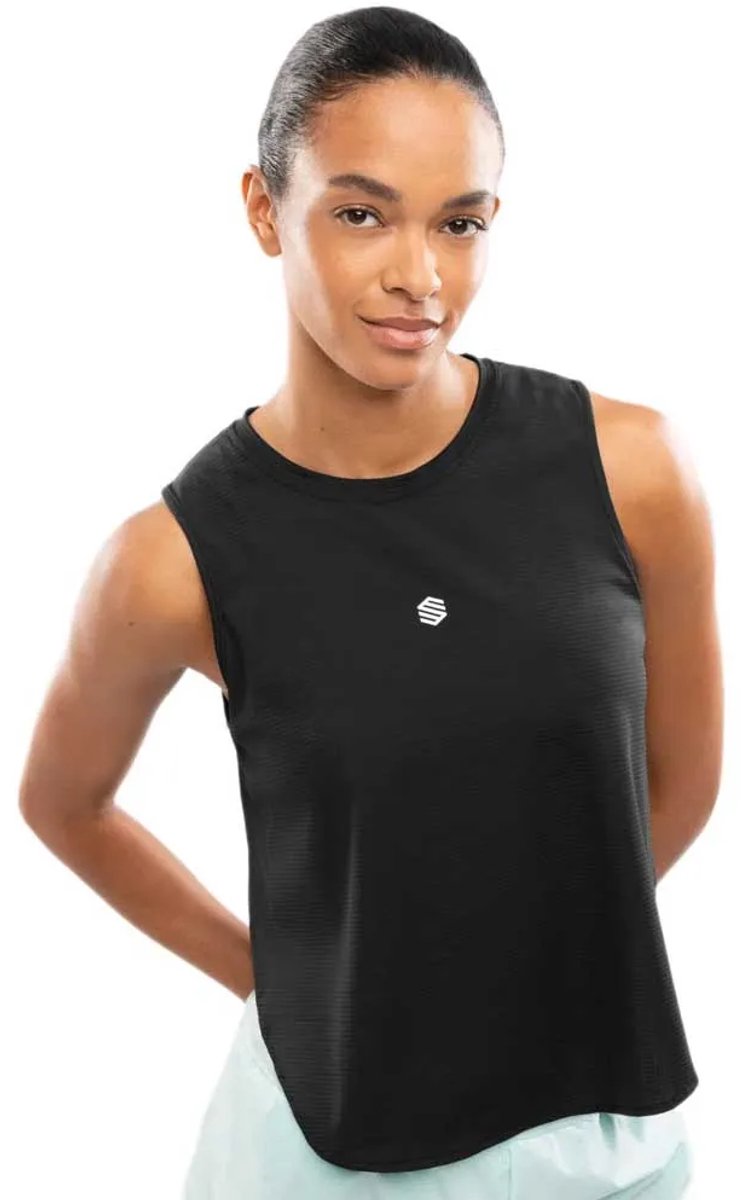 Siroko Seine Mouwloos T-shirt Zwart S Vrouw