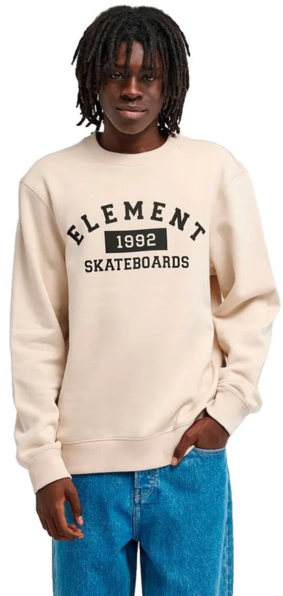 Element Home Team Sweatshirt Beige L Man