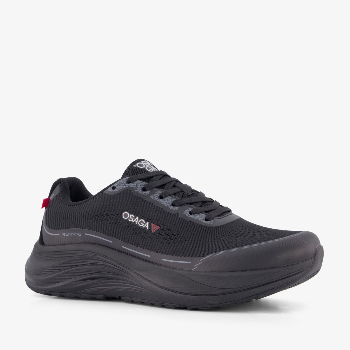 Osaga heren fitnessschoenen zwart - Maat 46 - Uitneembare zool