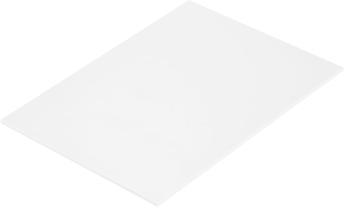ABS kunststof plaat 20,4 x 15,2 cm x 0,08 inch ABS styreenplaten voor de bouw van modellen DIY handwerk paneel wit