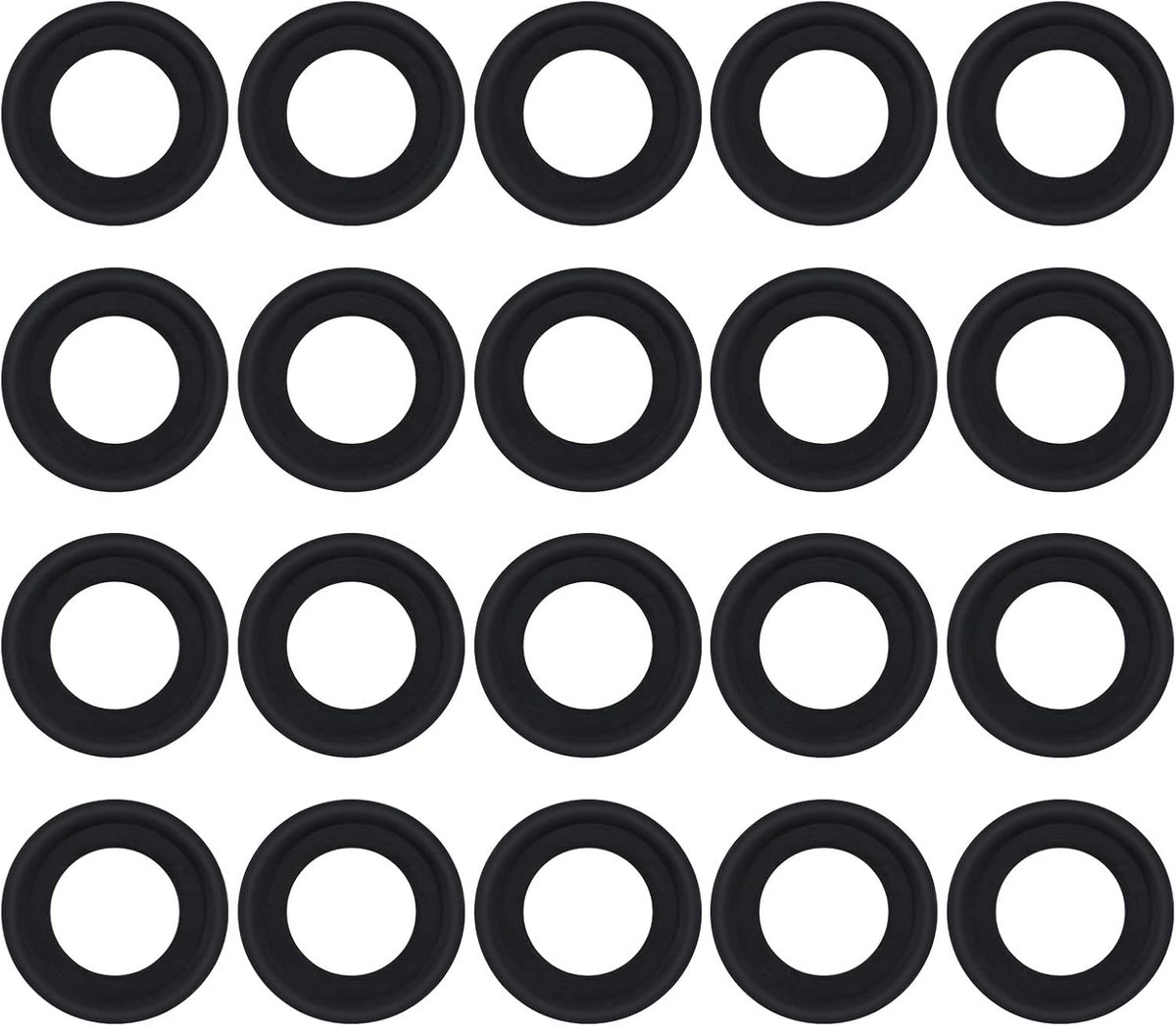 Automotor olieaftapschroeven, afdichtingen, 1005593, rubberen sluitringen, 13 mm ID, 22 mm OD, compatibel met Focus C-MAX Cougar Explorer, 20 stuks