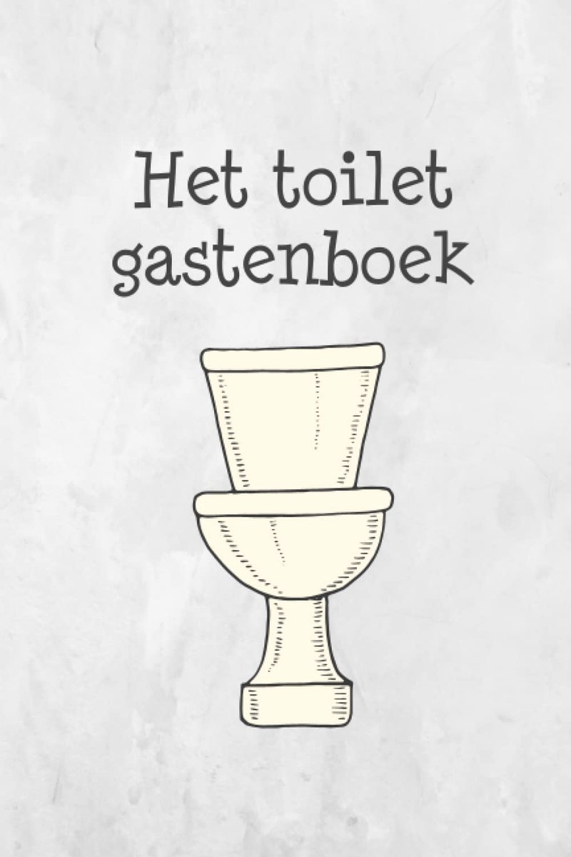 Toilet gastenboek - Grappig moppenartikel - Housewarming cadeau - Voor de gasten-WC - SnelShoppen
