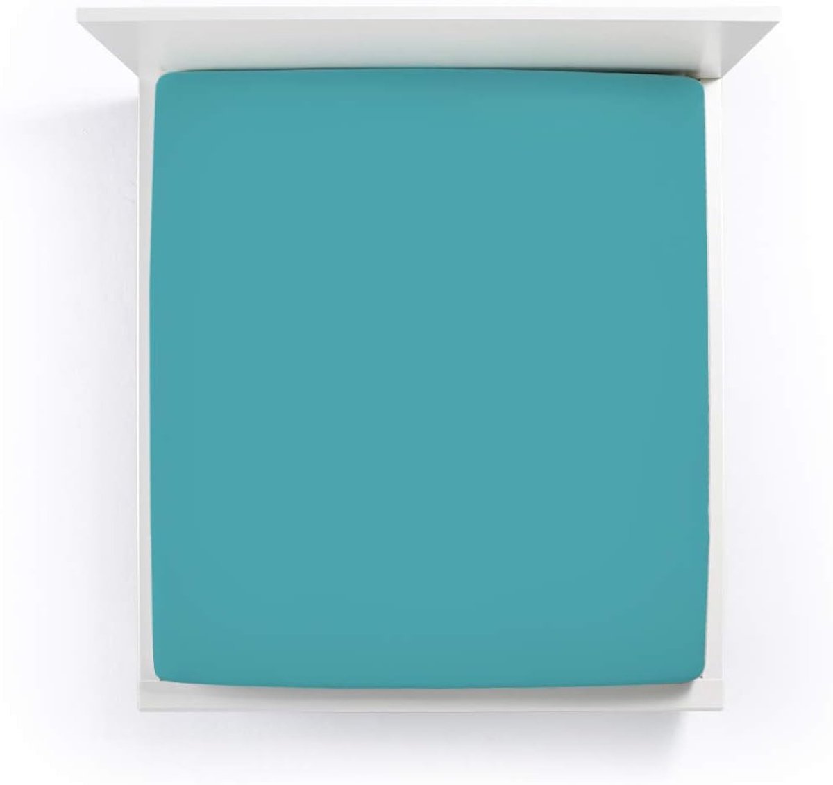 Fitted sheet Bella Donna - single jersey - uni design - geschikt voor waterbedden - SnelShoppen