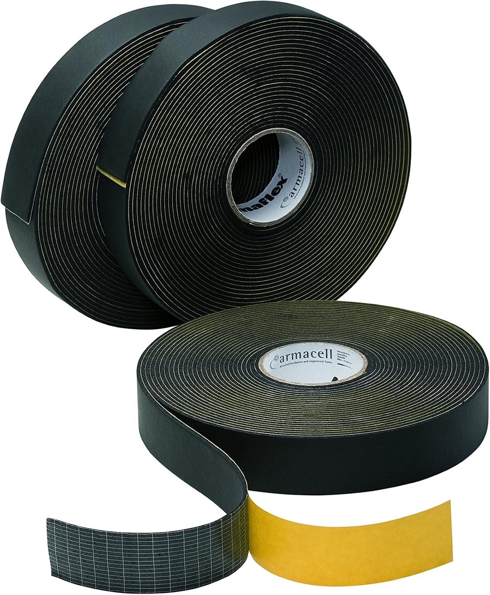 Isolatiematten 6 mm - zelfklevend rubber - hoogwaardige isolatie - optimale temperatuurbeheersing - SnelShoppen