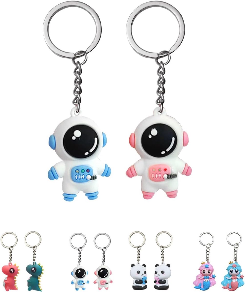 Sleutelhanger voor kinderen, kleine koppels, mini-verjaardagscadeau voor jongens, meisjes, dames, vriend
