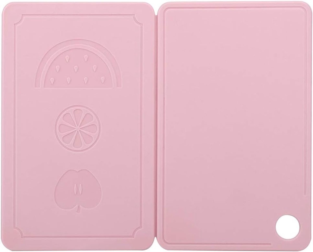 BuyWeek roze opvouwbare antislip snijplank keuken gehaktplank