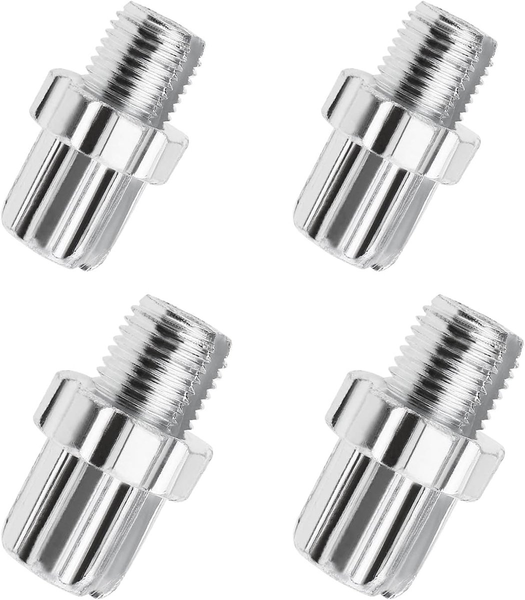 Lord of the Tools 4 stuks M10 10 mm remhendel afstelregelaar schroeven voor mountainbike racefiets MTB fietsen kabelverstellers bouten remonderdelen aluminium legering zilver M10x26x10mm