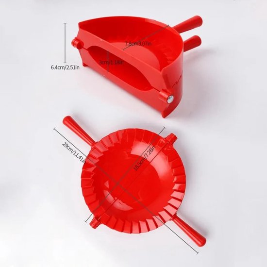 Plastic Dumpling Vorm, Hand Deegpers Gereedschap, DIY Dumpling Maker, Ravioli Dumpling Artefact, Kookaccessoires, Keukengadgets — afbeelding 2