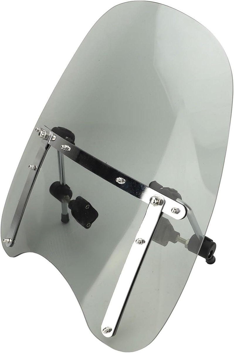 Motorfiets Windscherm - Voorruit Deflector - Stabiel Rijden - Horizontale Balans Technologie - 177 X 161 Inch - Transparant