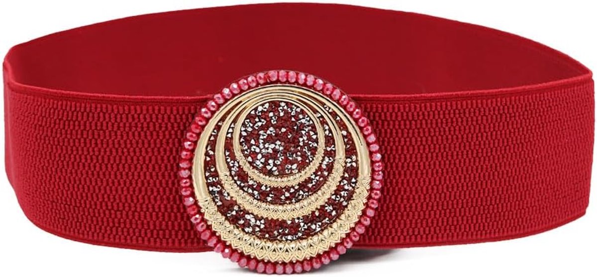 HELENA Elastische riem, sieraden met haken, dun, elegant, elastisch, casual, zonder gaten, dames CI014