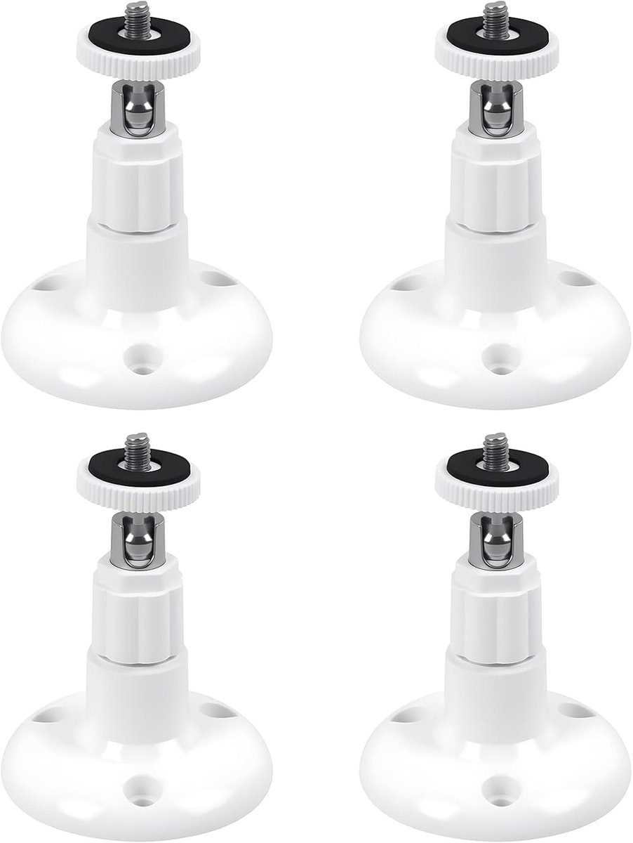 Camera Wandbeugels Set van 4 - Verstelbaar met 360° Rotatie - Universeel Compatibel - SnelShoppen
