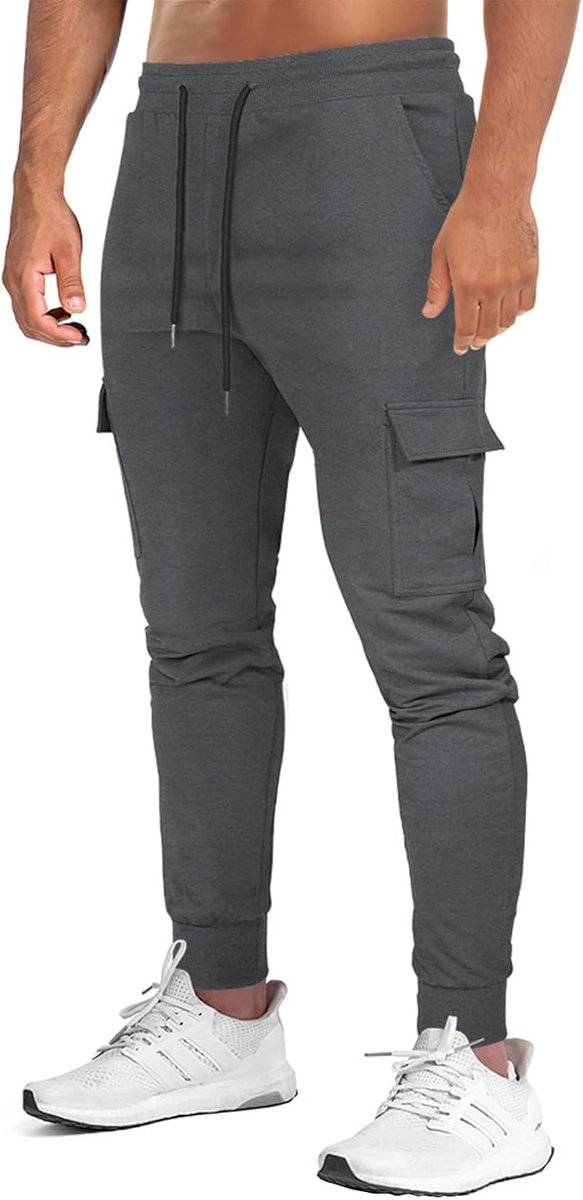 Joggingbroeken heren - Slim fit - Katoen - Casual met meerdere zakken - SnelShoppen