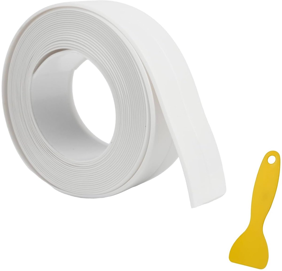 Waterdichte kitband - zelfklevend PVC - flexibel en geurloos - ideaal voor badkuipen - SnelShoppen