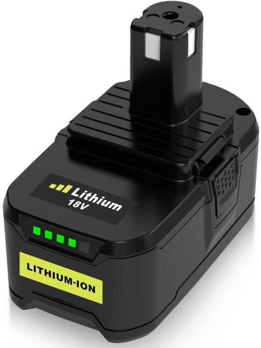 Reserveaccu 18V 5,5Ah - Compatibel met Ryobi accu's - Geschikt voor elektrisch gereedschap - Lange gebruiksduur - ShopVlot