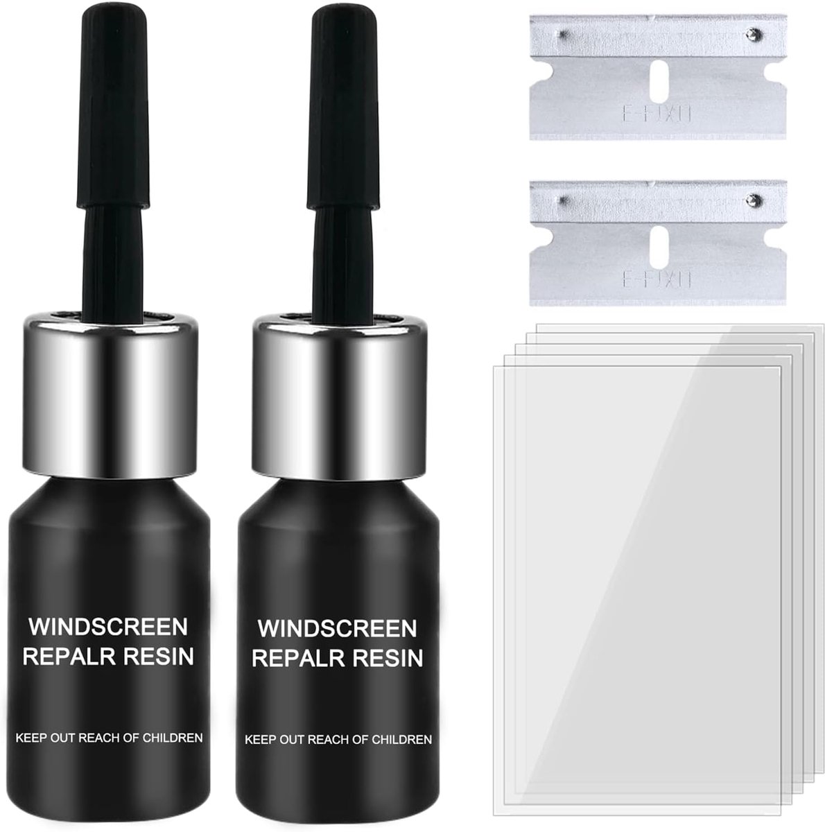 Windscreen Repair Kit - Voor autoruiten - Voor krassen en scheuren - Snelle reparatie in 20-30 minuten - ShopVlot