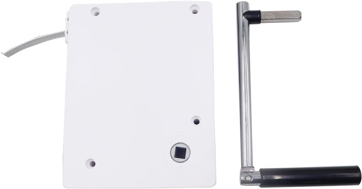 Rollo-riemwikkelsysteem Mini 14 mm - witte riemwikkelaar - voor rolluiken tot 15 mm - duurzame ABS kunststof - ShopVlot