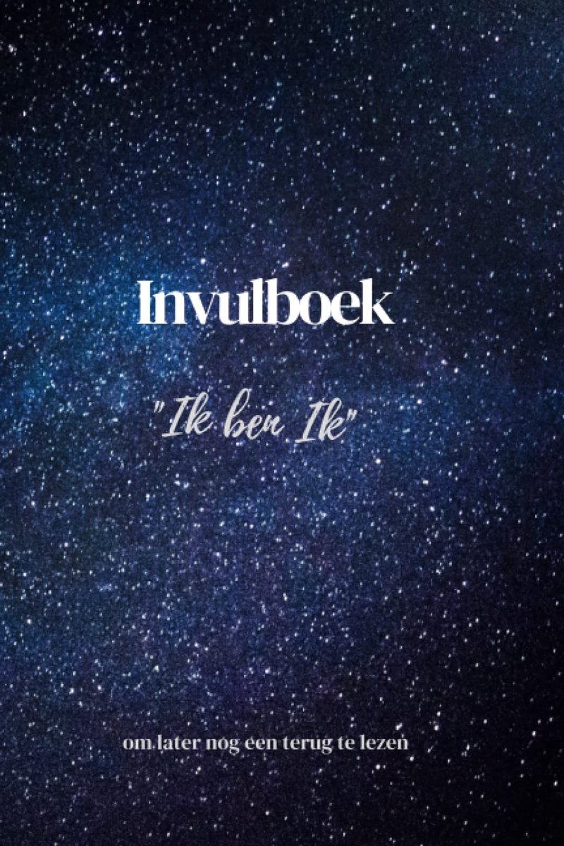 Invulboek "Ik ben Ik" - persoonlijk - voor herinneringen - om later te herlezen - ShopVlot