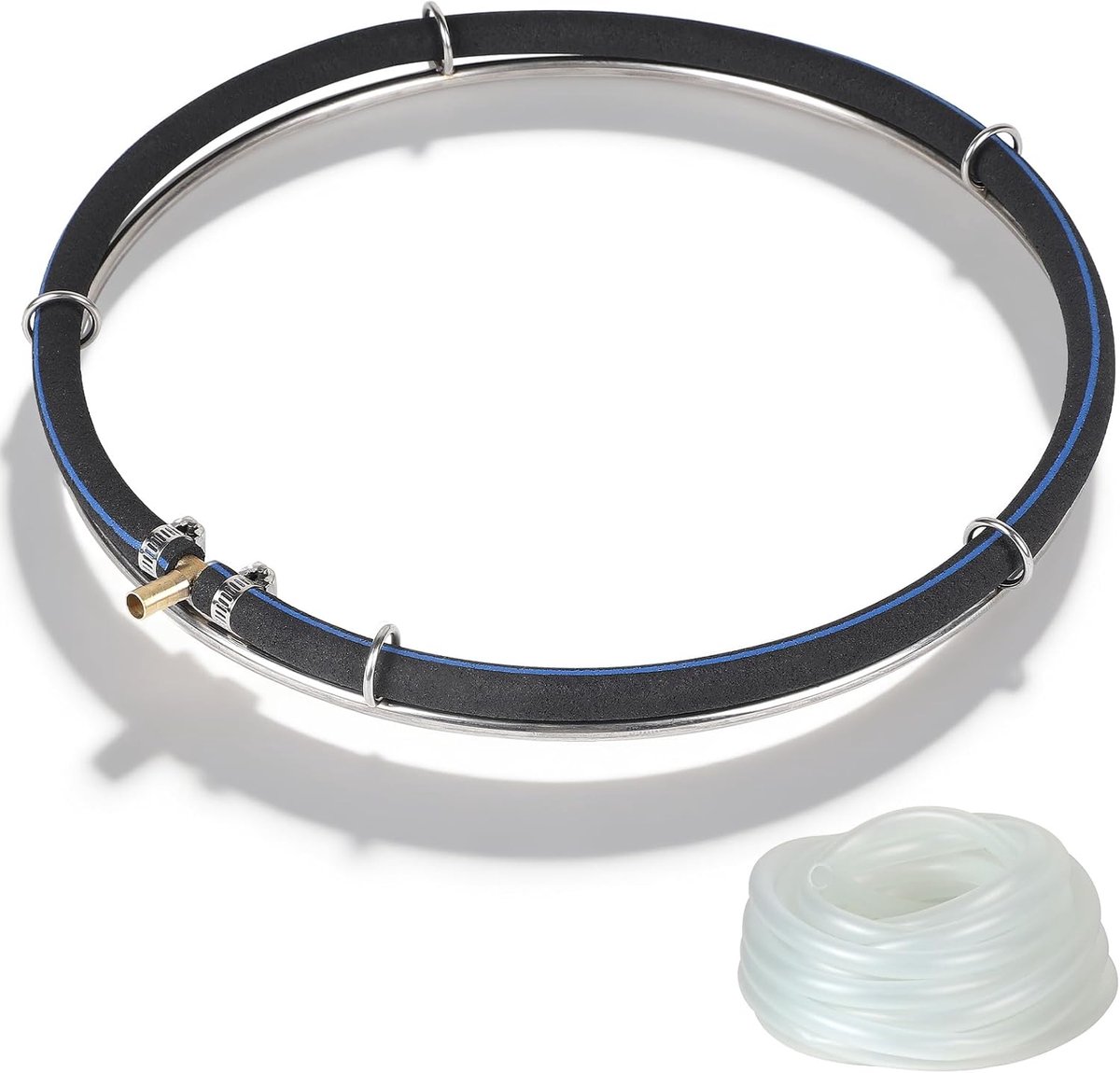 Pond aerator 35 cm - aerator ring - roestvrij staal - verbetert waterkwaliteit en zuurstofgehalte - ShopVlot