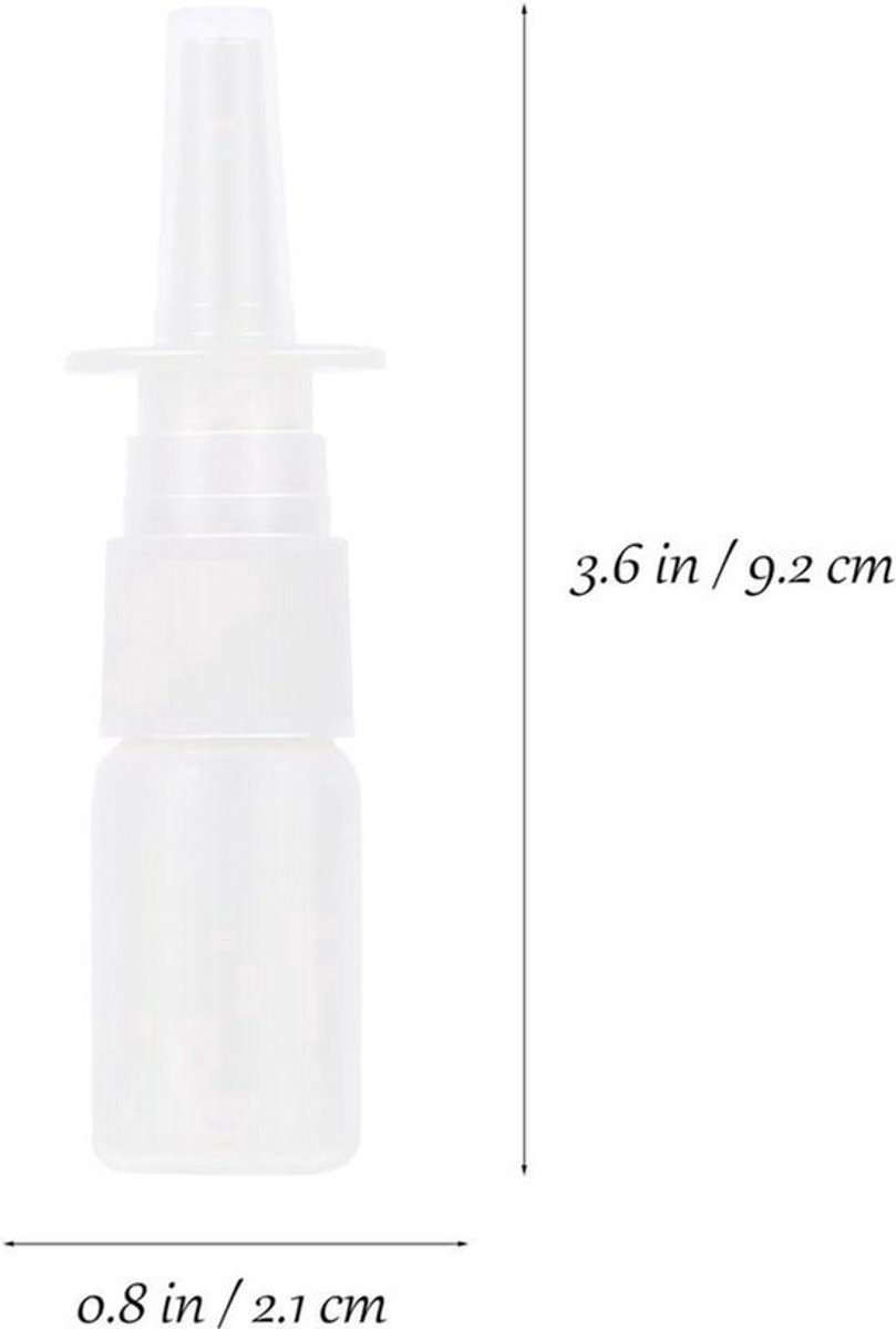 Lege navulbare verstuivers van 10 ml - voor wateroliën, huidverzorging, fijne nevelsproeiers - verpakking van 20 stuks