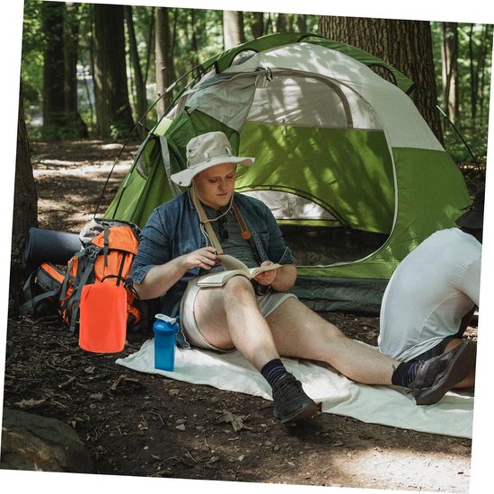 Nood Slaapzak - Kampeerzak Survival - Buiten Overleven - Waterdicht en Warm - 213x90cm - Oranje — afbeelding 2