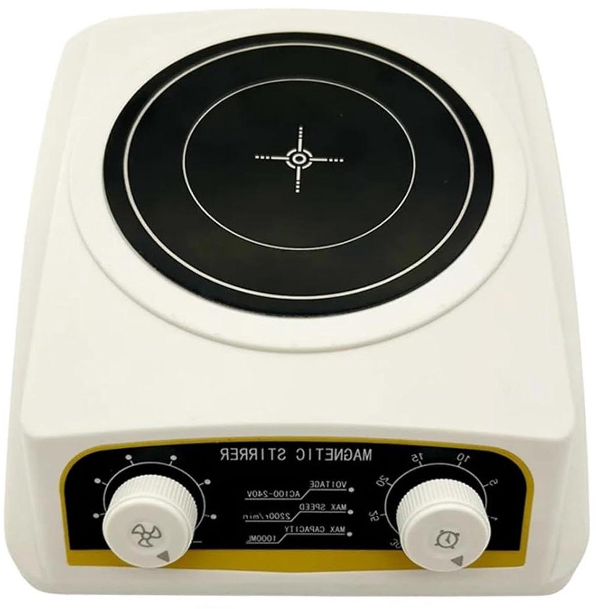 Magneetroerder - Mini mixer - Laboratorium mengen - Instelbare snelheid - 1000 ml - Wit