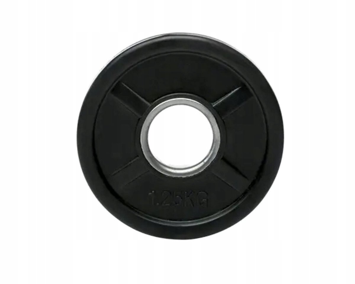 Merkloos Merkloze Olympische Halteringschijf - 1,25 kg - Rubberen Coating
