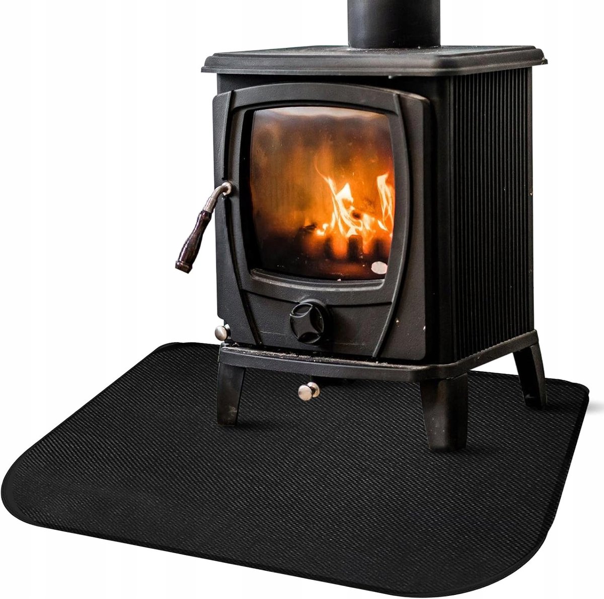Vlamwerende mat voor open haard, kachel of grill - 102x50cm