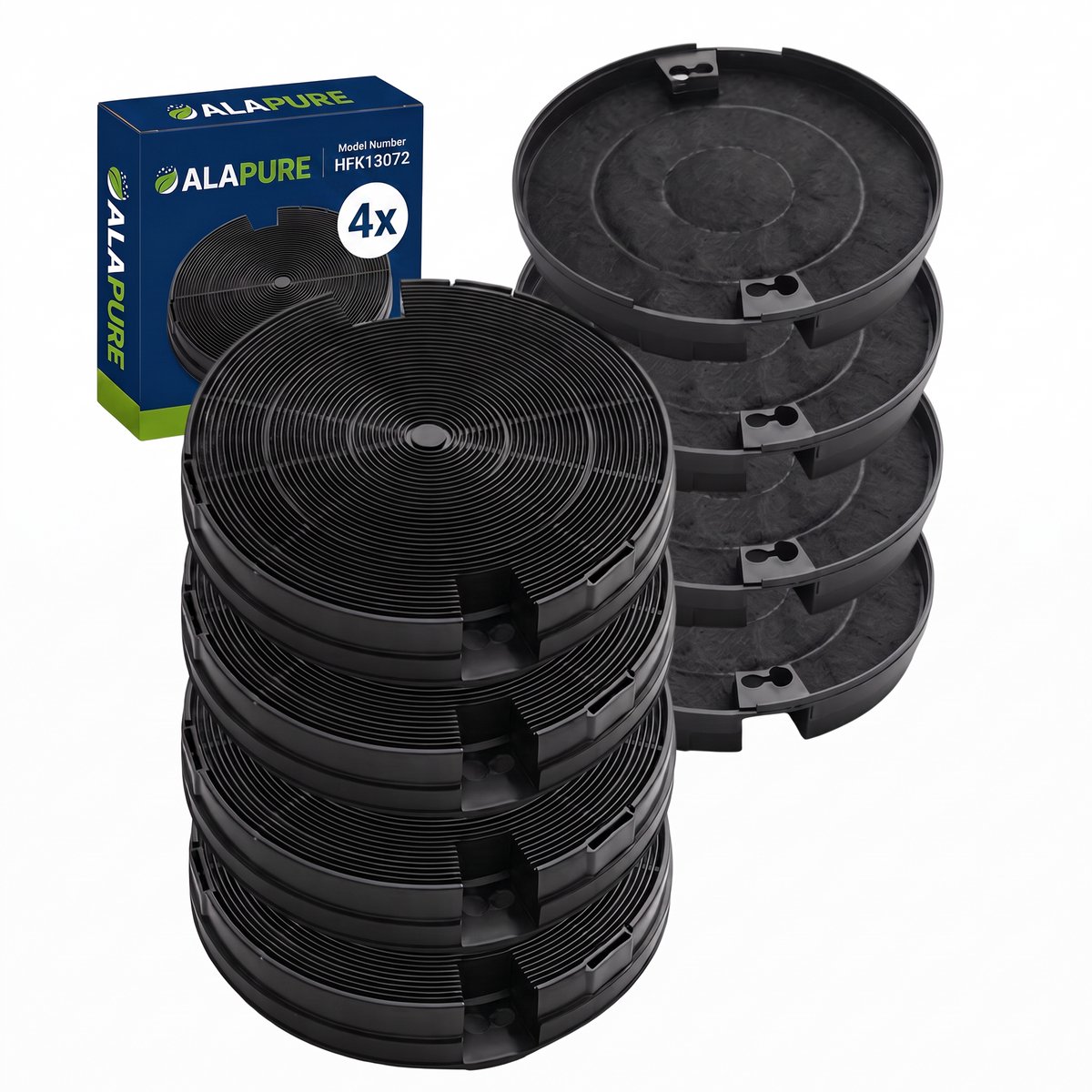 4x 13072 Koolstoffilter voor MCFE39 / 9029801421 / 9029793586 / C00308163 / Type 29
