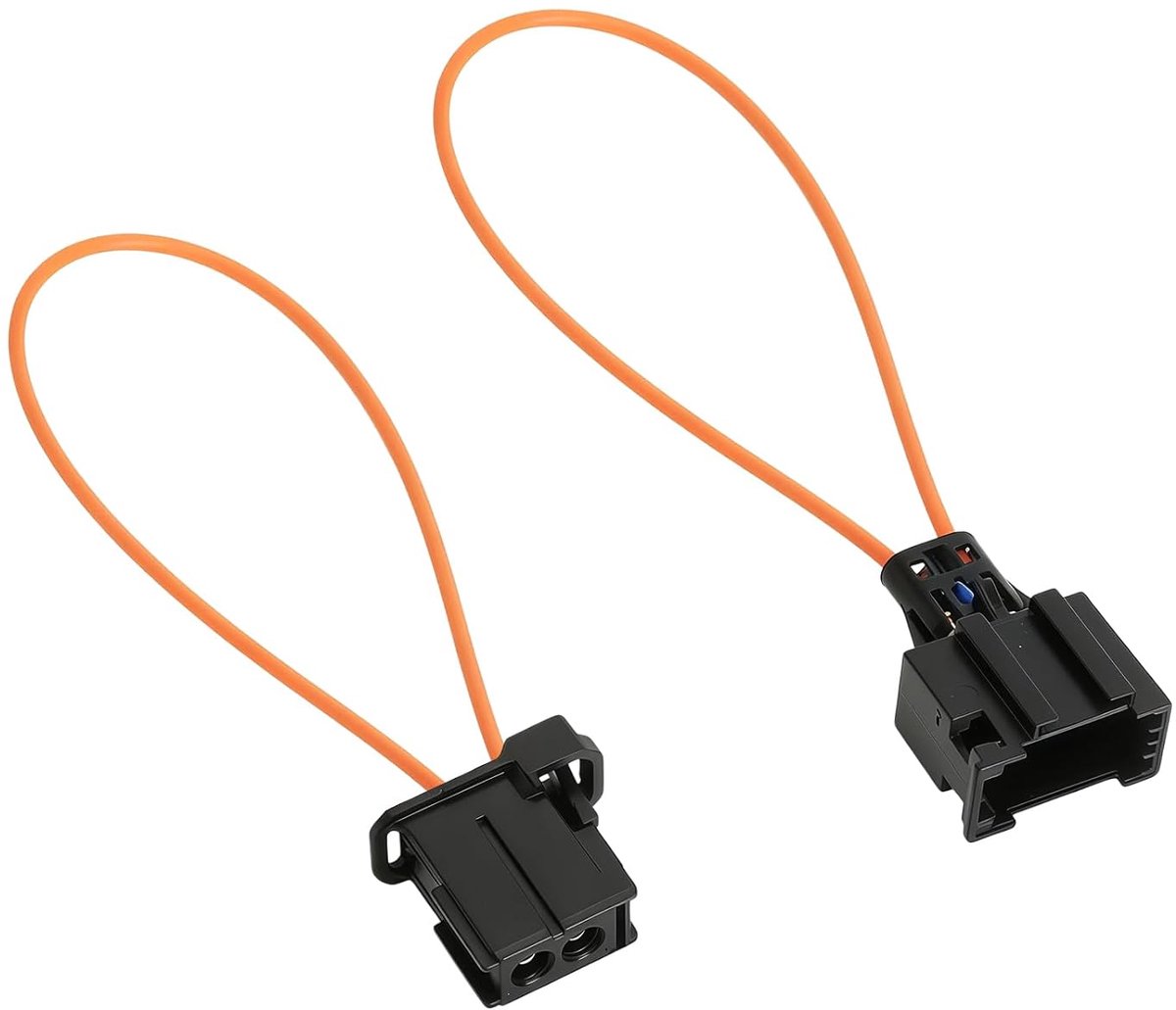 Car Light Guide Connector Bridge Plug - 2x Hoogwaardige Fiber Optic Plug - Duurzaam Plastic - SnelShoppen