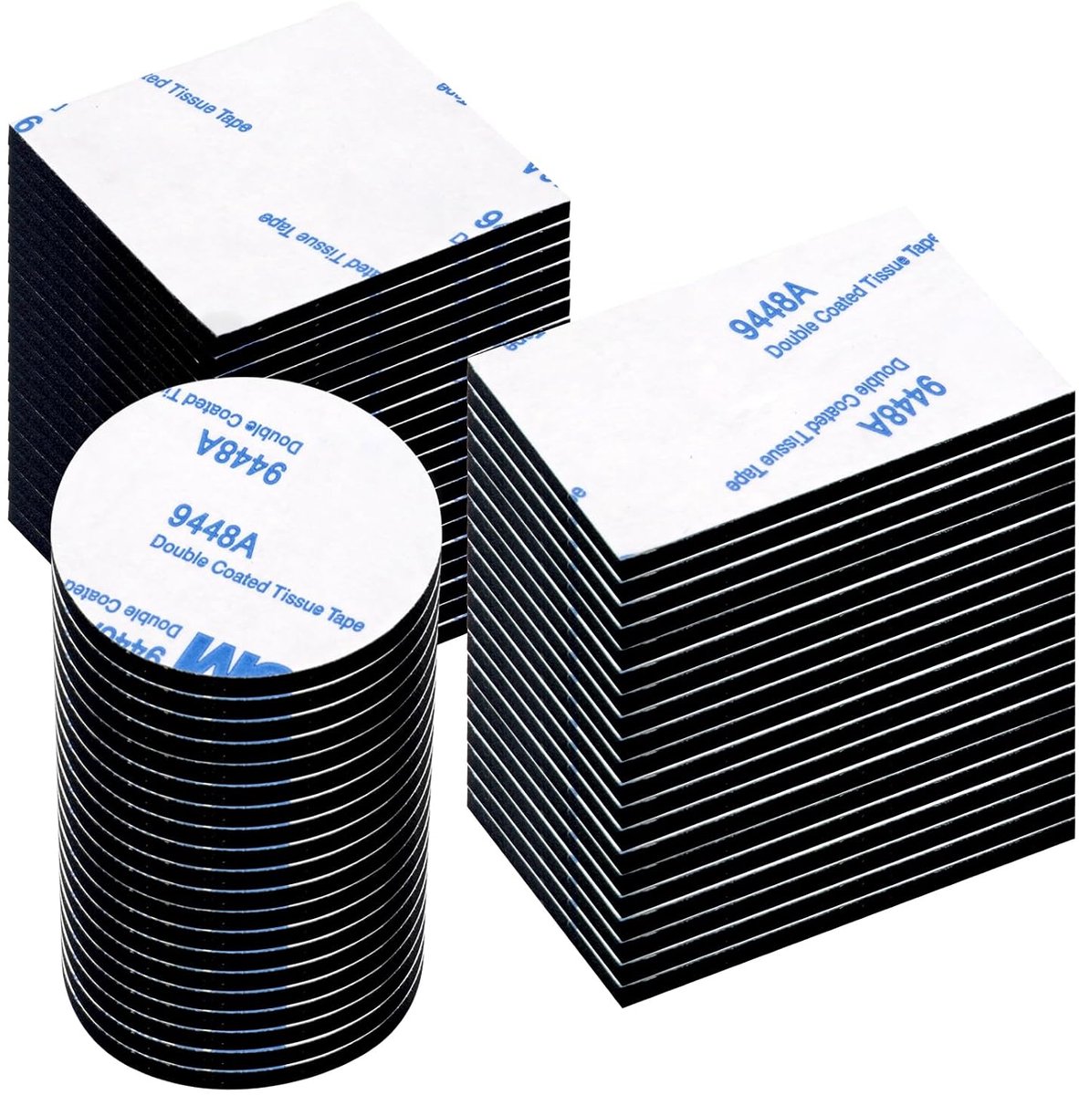 Dubbelzijdige tape 60 stuks - Zelfklevende foam pads - Sterke hechting - Ideaal voor foto's en accessoires - ShopVlot