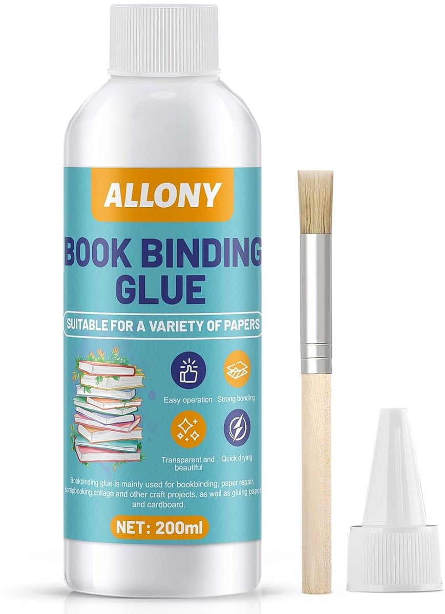 Boekbindmiddel 200 ml - Sterke waterdichte lijm - Sneldrogend - Ideaal voor boekbinding en reparatie - ShopVlot