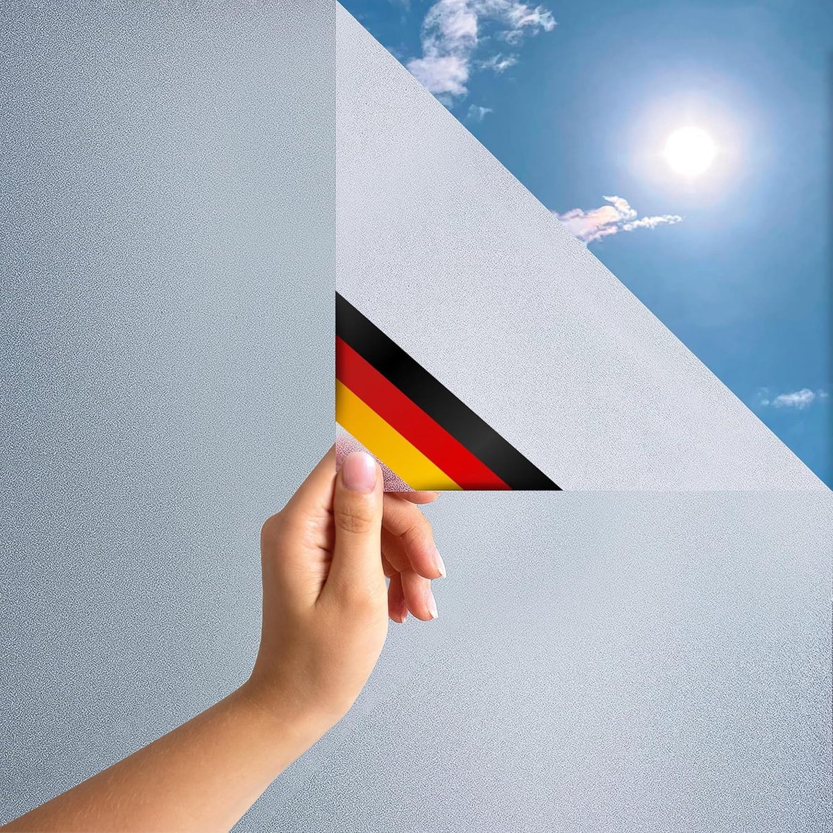 Raamfolie Opaque 0.45 x 2.00 m - Zelfklevende Melkglas Folie - Privacy Bescherming - ShopVlot