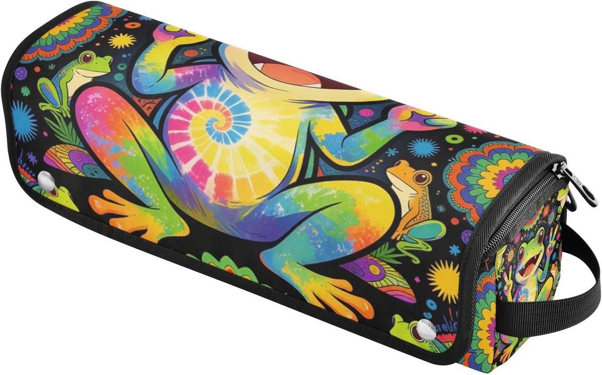 Haarstyling Reistas - Organizer Haar Tools - Reizen en Thuis - Hittebestendige Mat - 37 cm - Tie-Dye