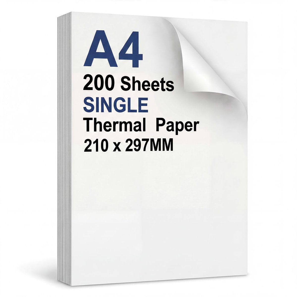 A4 thermisch papier 200 vellen - afzonderlijke vellen - sneldrogend - ideaal voor printen - ShopVlot