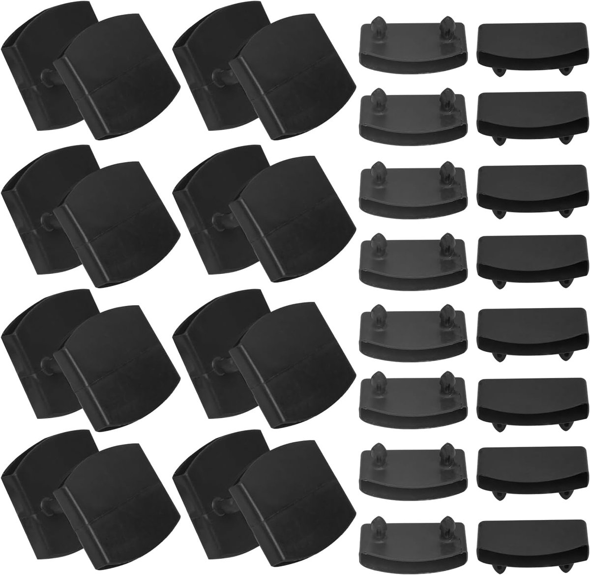 Bedlatten set 172-delig - Hoogwaardige slat houders - Voor een stevige ondersteuning - Geschikt voor alle bedmaten - ShopVlot