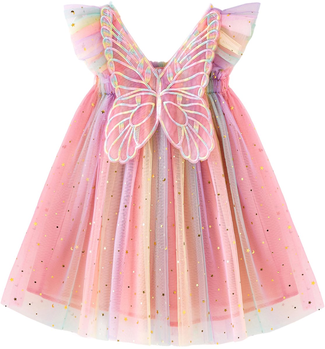 Tutujurk prinses 3-4 jaar - tule - mouwloos - perfect voor bruiloft of verjaardagsfeest - ShopVlot
